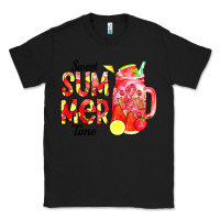 Black sweet summer time waterolor Classic Tee - CowCowDesign