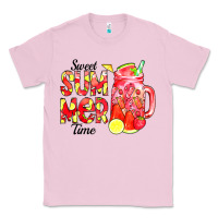 Bubblegum Pink sweet summer time waterolor Classic Tee - CowCowDesign