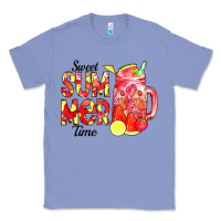 Colony Blue sweet summer time waterolor Classic Tee - CowCowDesign