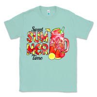 Seafoam sweet summer time waterolor Classic Tee - CowCowDesign