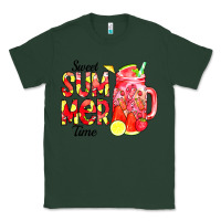 Sports Green sweet summer time waterolor Classic Tee - CowCowDesign