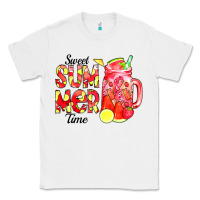 White sweet summer time waterolor Classic Tee - CowCowDesign