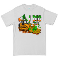 Dove Grey I dig you St. Patrick's Premium Tee - OliviaCreatesArt