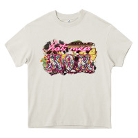 Cream Hot mess mom mother's day Heavy Core Tee - HowdyJamesFarm