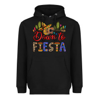 Black Down to fiesta Heavyweight Hoodie - RanaPortraitStore