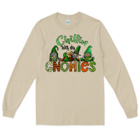 Mushroom st patricks day gnomes Long Sleeve Tee - CowhideDigitalArt