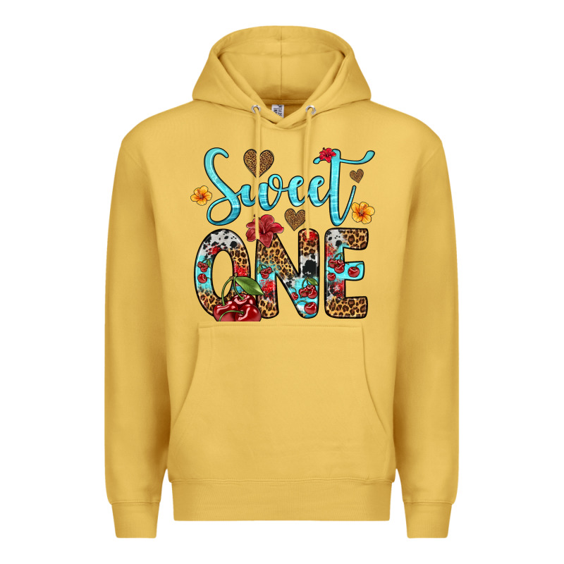 Sweet One Cherry Premium Hoodie by Artiststas | Teevron