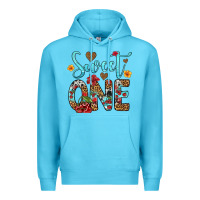 Ocean Blue sweet one cherry Premium Hoodie - Artiststas