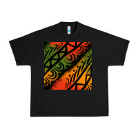 Black african tribal seamless pattern Urban Heavy Tee - BundleAndBundleShop