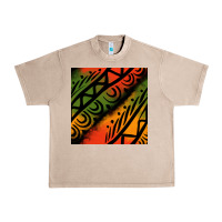 French Oak african tribal seamless pattern Urban Heavy Tee - BundleAndBundleShop