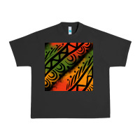 Pigment Black african tribal seamless pattern Urban Heavy Tee - BundleAndBundleShop