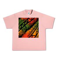 Salmon african tribal seamless pattern Urban Heavy Tee - BundleAndBundleShop