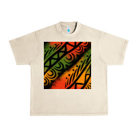 Sandshell african tribal seamless pattern Urban Heavy Tee - BundleAndBundleShop