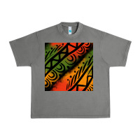 Tornado african tribal seamless pattern Urban Heavy Tee - BundleAndBundleShop