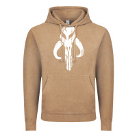 Vintage Coffee mandorian skull Vintage Hoodie - artisFamous