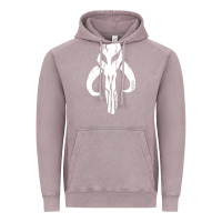 Vintage Zinc mandorian skull Vintage Hoodie - artisFamous