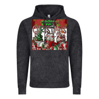Vintage Black merry Christmas Vintage Hoodie - CowhideDigitalArt