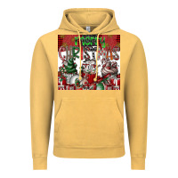 Vintage Mustard merry Christmas Vintage Hoodie - CowhideDigitalArt