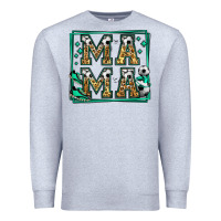 Heather Grey soccer mama Premium Sweatshirt - Jasminsmagicworld