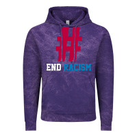 Cloud Purple Basic End Racism Resist - Anti Trump Gift Political Vintage Hoodie - artisFamous