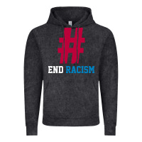 Vintage Black Basic End Racism Resist - Anti Trump Gift Political Vintage Hoodie - artisFamous
