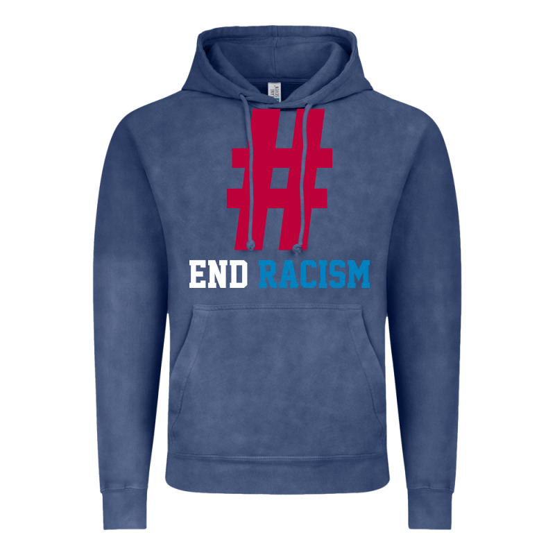 Basic End Racism Resist - Anti Trump Gift Political Vintage Hoodie by artisFamous | Teevron