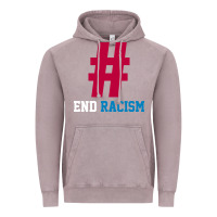 Vintage Zinc Basic End Racism Resist - Anti Trump Gift Political Vintage Hoodie - artisFamous