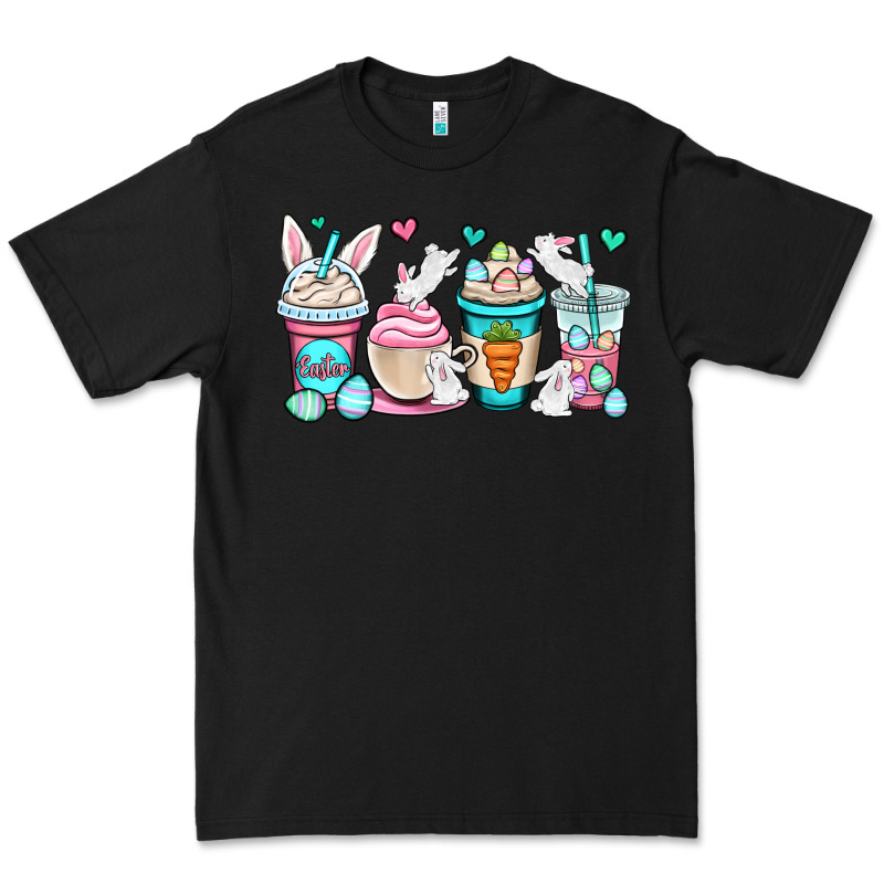 Easter Bunnies Coffee Cups Premium Tee by OliviaCreatesArt | Teevron