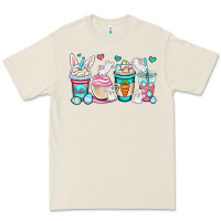Bone Easter bunnies coffee cups Premium Tee - OliviaCreatesArt