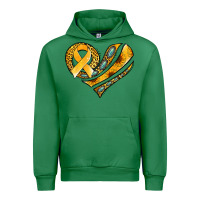 Emerald childhood cancer awareness heart Urban Hoodie - Jasminsmagicworld