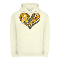 Pigment Pistachio childhood cancer awareness heart Urban Hoodie - Jasminsmagicworld