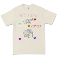 Bone Just A Girl Who Loves Elephants Premium Tee - Bettercallsaul