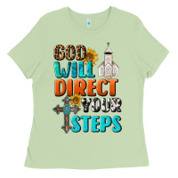 Matcha God Will Direct Your Steps Ladies Tee - BundleAndBundleShop
