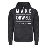 Vintage Black Basic Orwell 1984 - Anti Trump Gift Political Vintage Hoodie - artisFamous