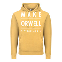 Vintage Mustard Basic Orwell 1984 - Anti Trump Gift Political Vintage Hoodie - artisFamous