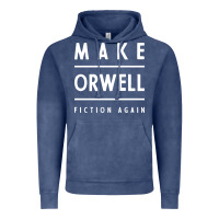 Vintage Denim Basic Orwell 1984 - Anti Trump Gift Political Vintage Hoodie - artisFamous