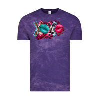 Cloud Purple Western Xoxo Vintage Tee - FaDigitalArtStudio