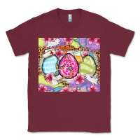 Burgundy Easter eggs Nurse Classic Tee - OliviaCreatesArt