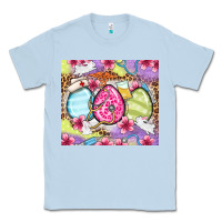 Dusty Blue Easter eggs Nurse Classic Tee - OliviaCreatesArt