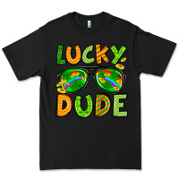 Black St. Patrick's Lucky dude Premium Tee - OliviaCreatesArt