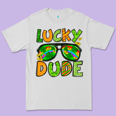 St. Patrick's Lucky Dude Premium Tee Designed By Oliviacreatesart