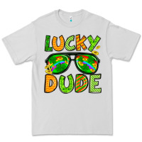 Dove Grey St. Patrick's Lucky dude Premium Tee - OliviaCreatesArt