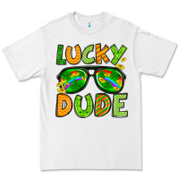White St. Patrick's Lucky dude Premium Tee - OliviaCreatesArt