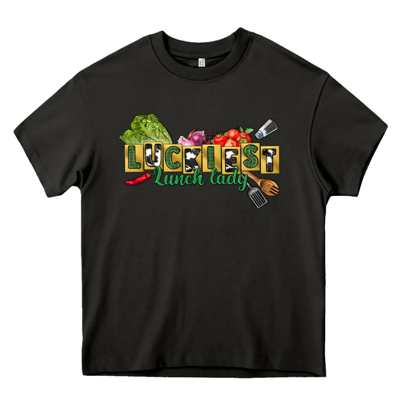 Luckiest Lunch Lady St. Patrick's Day Heavy Core Tee by CowGirlArtShop | Teevron