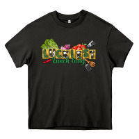 Asphalt Luckiest lunch lady St. Patrick's Day Heavy Core Tee - CowGirlArtShop