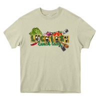 Mossy Luckiest lunch lady St. Patrick's Day Heavy Core Tee - CowGirlArtShop