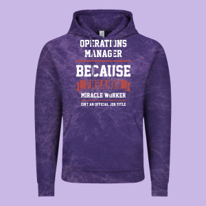 Operations Manager - Cool Gift Job Vintage Hoodie Designed By Artisfamous