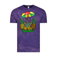 Cloud Purple hello summer pineapples Vintage Tee - RanaPortraitStore