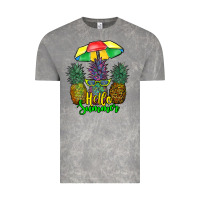 Cloud Rock hello summer pineapples Vintage Tee - RanaPortraitStore