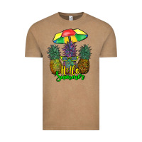Vintage Coffee hello summer pineapples Vintage Tee - RanaPortraitStore